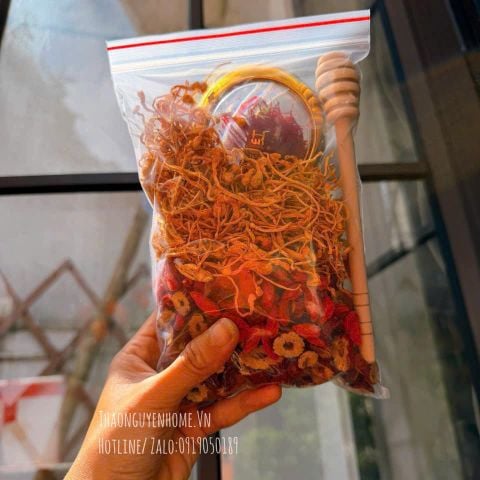  Set ngâm saffron thảo mộc dưỡng sinh 