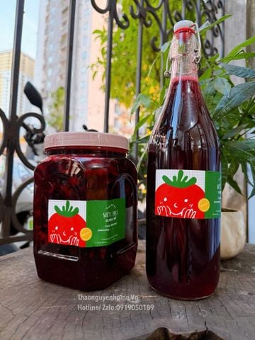  Cốt atiso đường thô chai 1.2L 