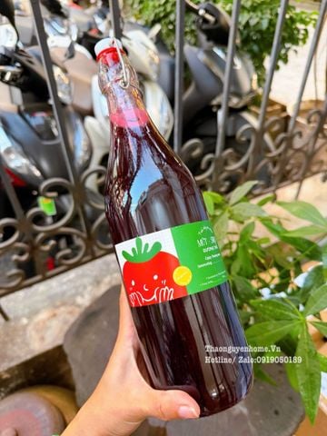  Cốt atiso đường thô chai 1.2L 