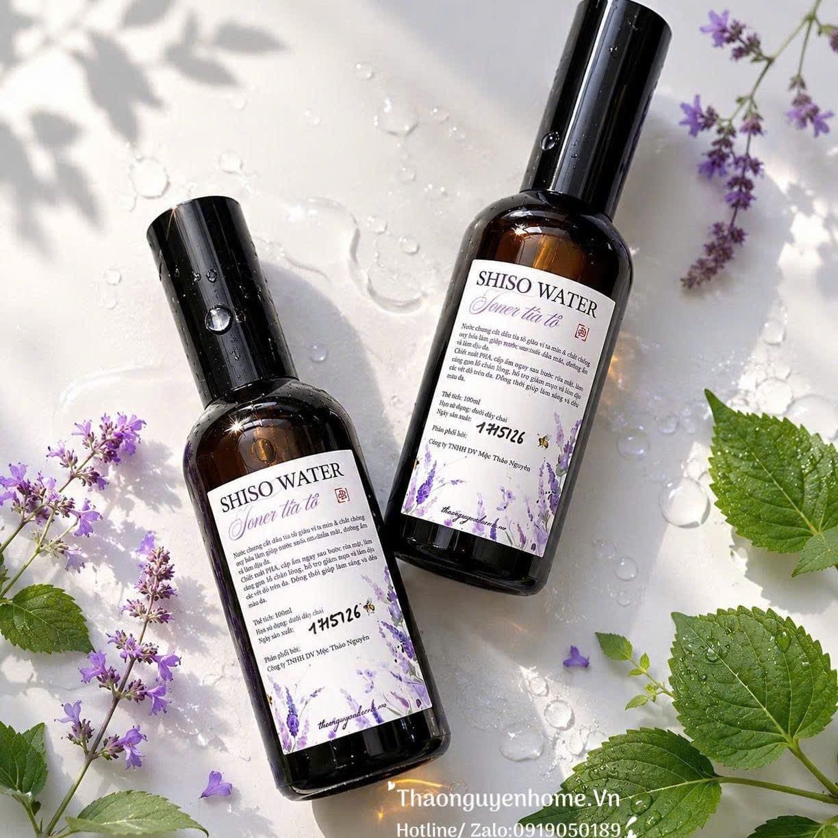 Toner tía tô hữu cơ 100ml ( Shiso water)