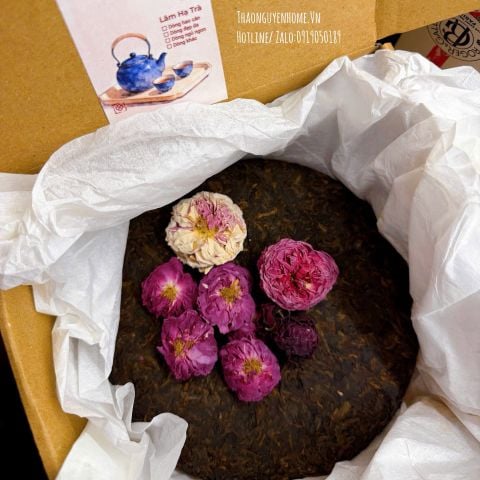  Trà nén cổ thụ - dòng giảm mỡ máu, mỡ nội tạng 400gr 