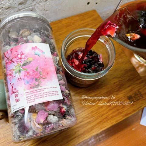  Trà giải khát hoa hồng anh đào hộp 400gr 