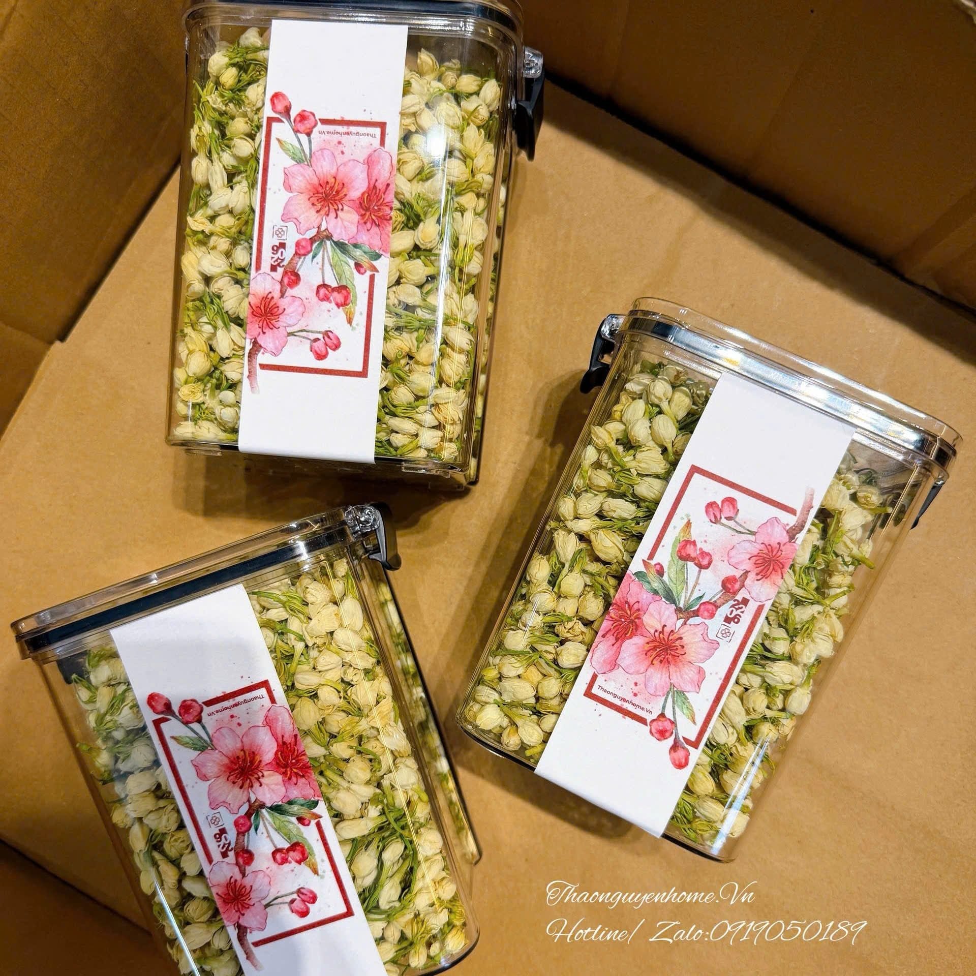 Trà hoa nhài nguyên bông sấy lạnh