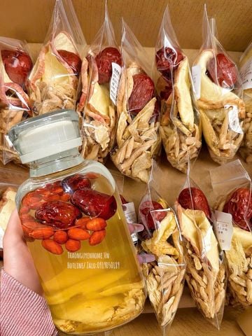  Trà mạch môn mix táo (Ophiopogon Apple Tea) 