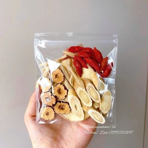  Trà mạch môn mix táo 
