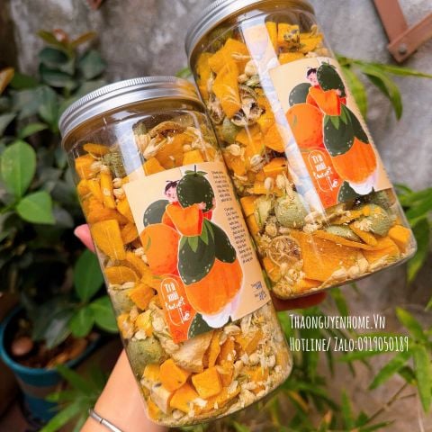  Trà xoài tuyết lê hộp 400gr 