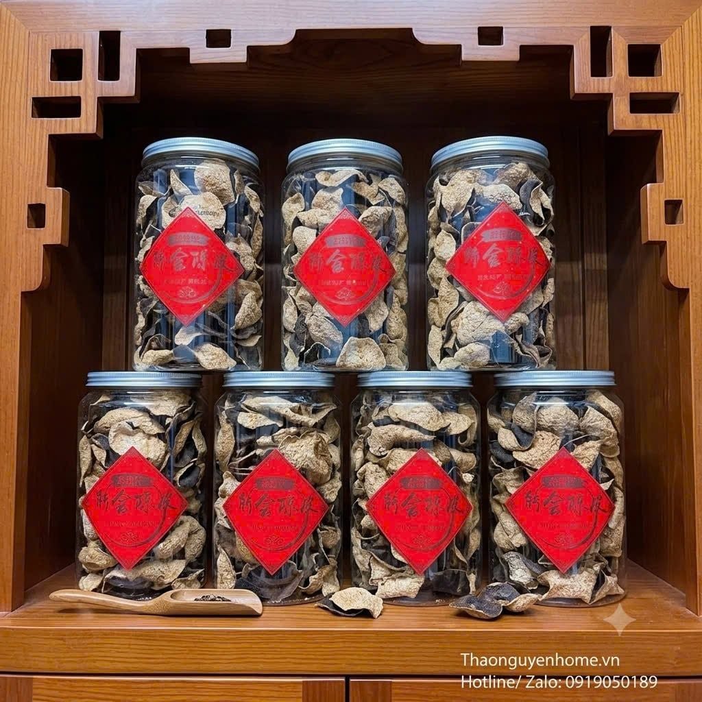 Trần bì Tân Hội Lâu Năm Thảo Nguyên Home ( hũ 250gram)
