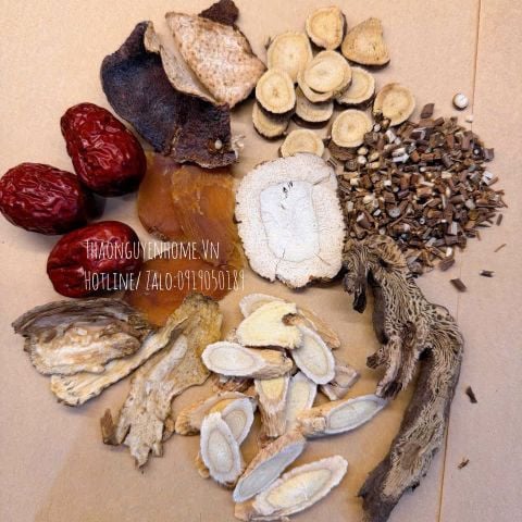  Trà cho người béo ( bổ trung ích khí ) 