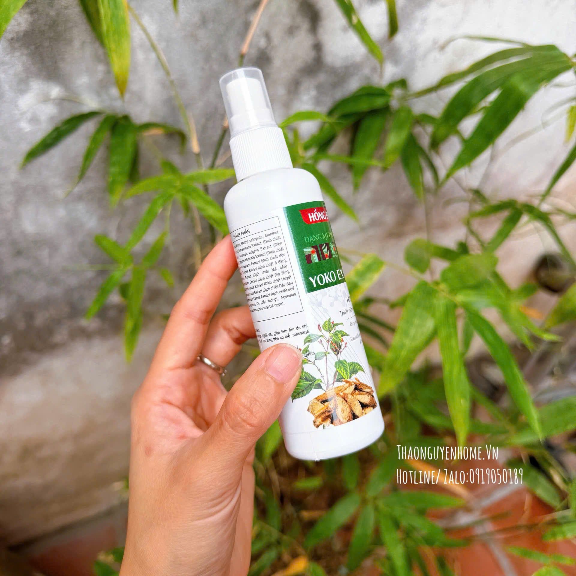 Xịt giảm đau cây huyết giác 100ml