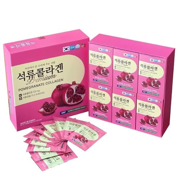 Nước Ép Collagen Lựu Pomegranate Collagen Premium KGF 60 gói