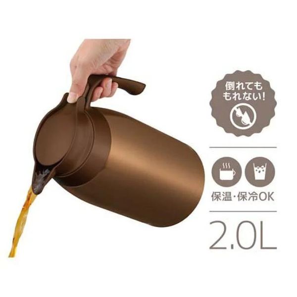Bình giữ nhiệt Thermos inox 2L TTB-2001 BWG