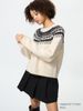 Áo Len Giả Lông Cừu Fairisle Uniqlo