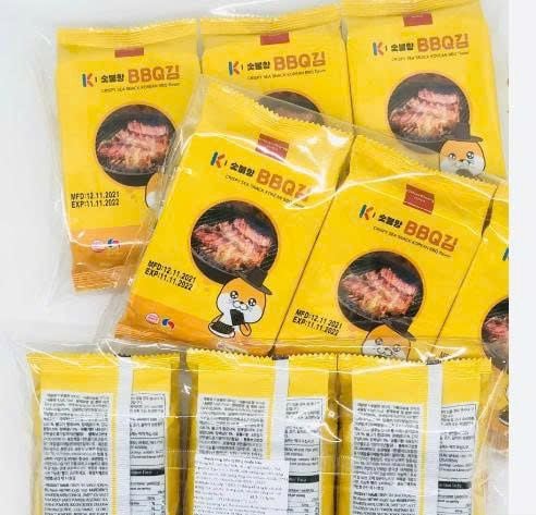 Snack rong biển vị BBQ chuẩn Hàn