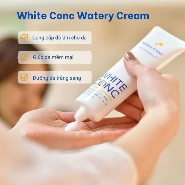 Kem dưỡng thể làm trắng da ban đêm White Conc Watery Cream