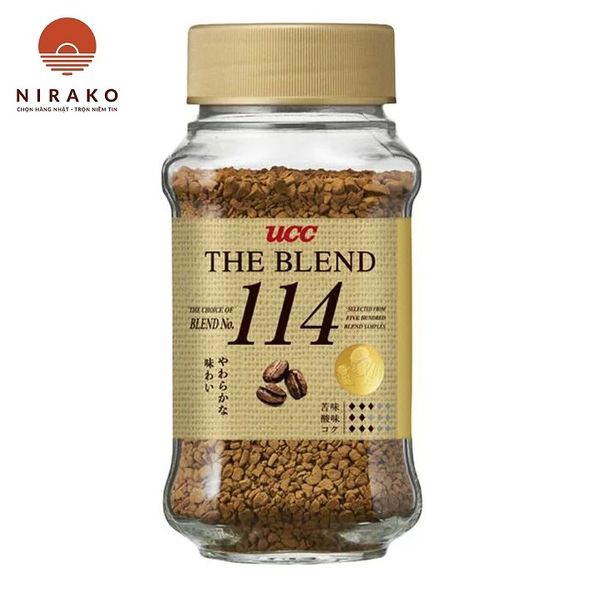 Cà phê hòa tan UCC 114 lọ 90gr Mẫu mới nhất