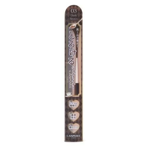 Chì kẻ mắt Canmake Gel Creamy Touch Liner (Màu 03 nâu socola)