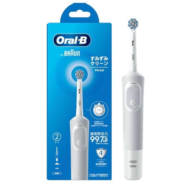 Bàn chải đánh răng điện P&G Braun Oral-B, màu trắng, D1004132WT
