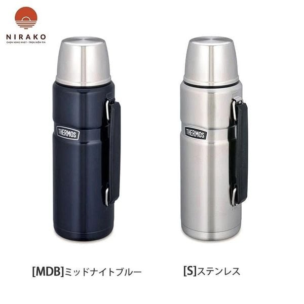 Bình giữ nhiệt Thermos bằng thép không gỉ cách nhiệt chân không 1.2L