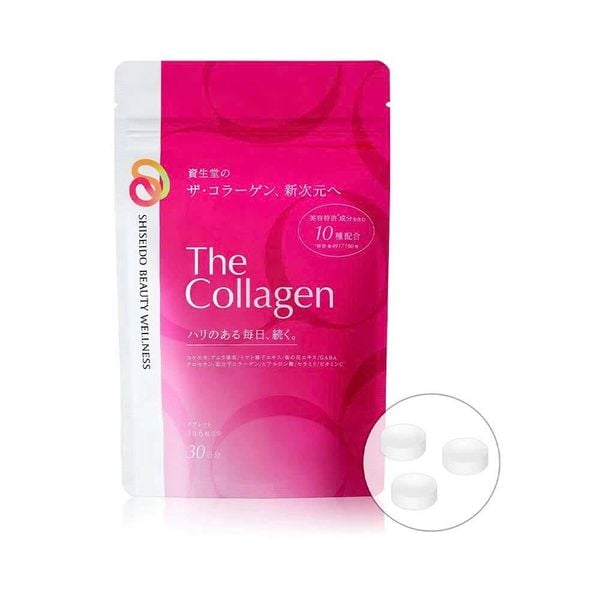The Collagen Shiseido dạng viên Mẫu mới nhất