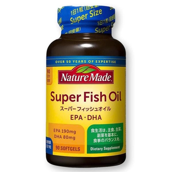 Dầu cá siêu dưỡng chất Nature Made Super Fish Oil EPA-DHA