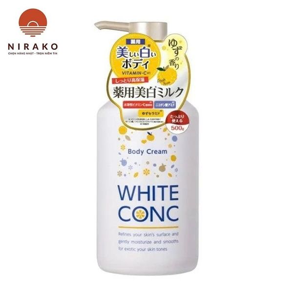 Sữa Dưỡng Thể Trắng Sáng Da Toàn Thân Yuzu White ConC Body