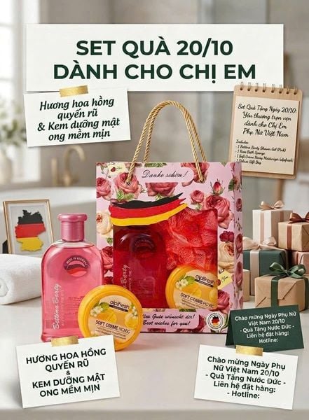 Bộ sữa tắm nước hoa Bettina Barty