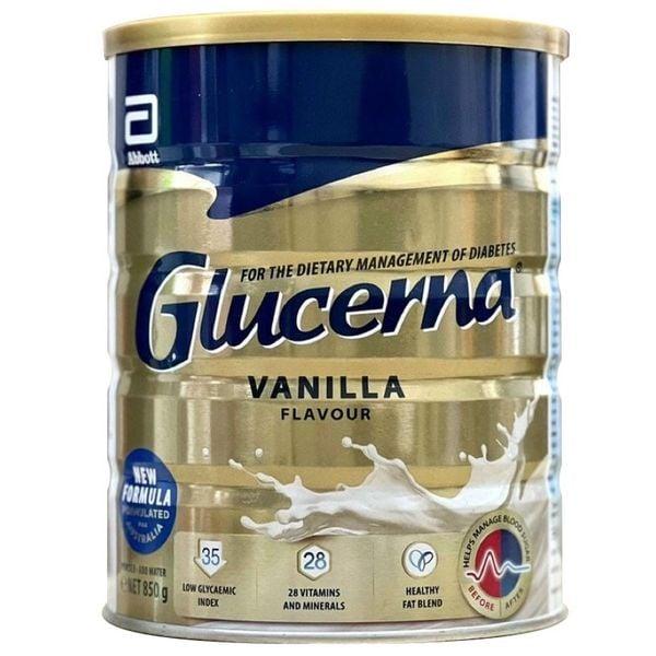 Sữa Glucerna dành cho người tiểu đường 850g Abbott