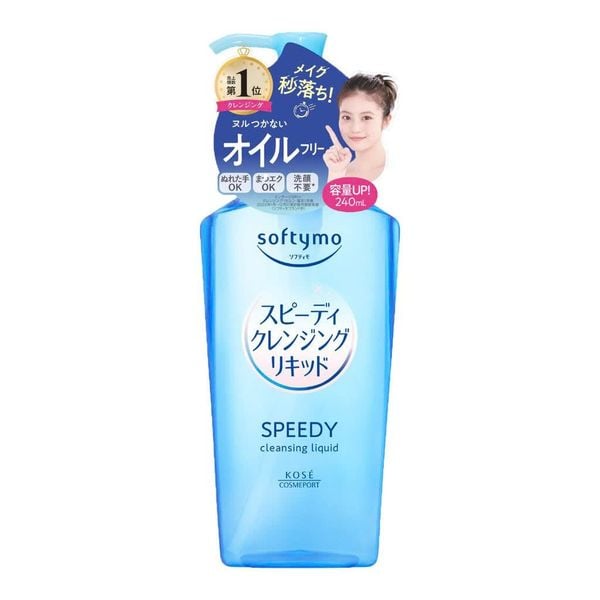 Dầu tẩy trang làm sạch nhanh Kose Softymo Speedy Cleansing Oil 240ml