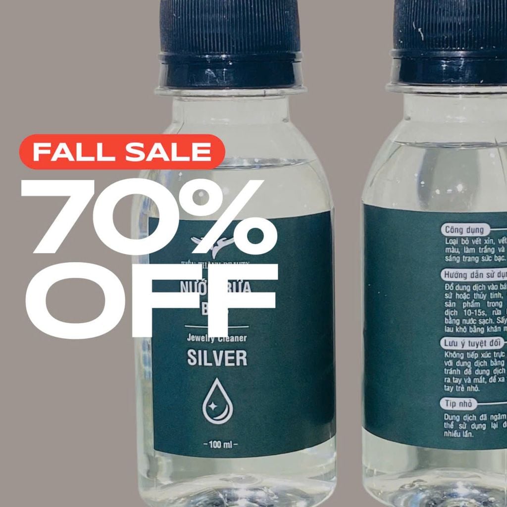 Nước rửa bạc trang sức siêu tốc 15 giây Tiến Thành Beauty