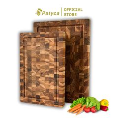 Thớt Gỗ Teak Katana KT00 và KT01 (Dày 25mm) – Tiện Lợi Thái Băm – Dễ Dàng Vệ Sinh