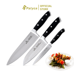 Bộ 03 Dao Nhà Bếp Benchusch Solution Series Cắt Thái Đa Năng - Thép Không Gỉ - Cán Nhựa - Chống Trơn Trượt