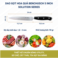 Bộ 02 Dao Nhà Bếp Benchusch Solution Series - Dao Đầu Bếp 7 Inch & Dao Gọt 5 Inch