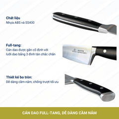 Dao Thái Đa Năng Santoku Benchusch 6 Inch - Lưỡi Dao 15,5 cm - Dòng Santoku - Solution Series