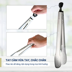 Kẹp Gắp Thức Ăn Đa Năng Inox 304 DandiHome