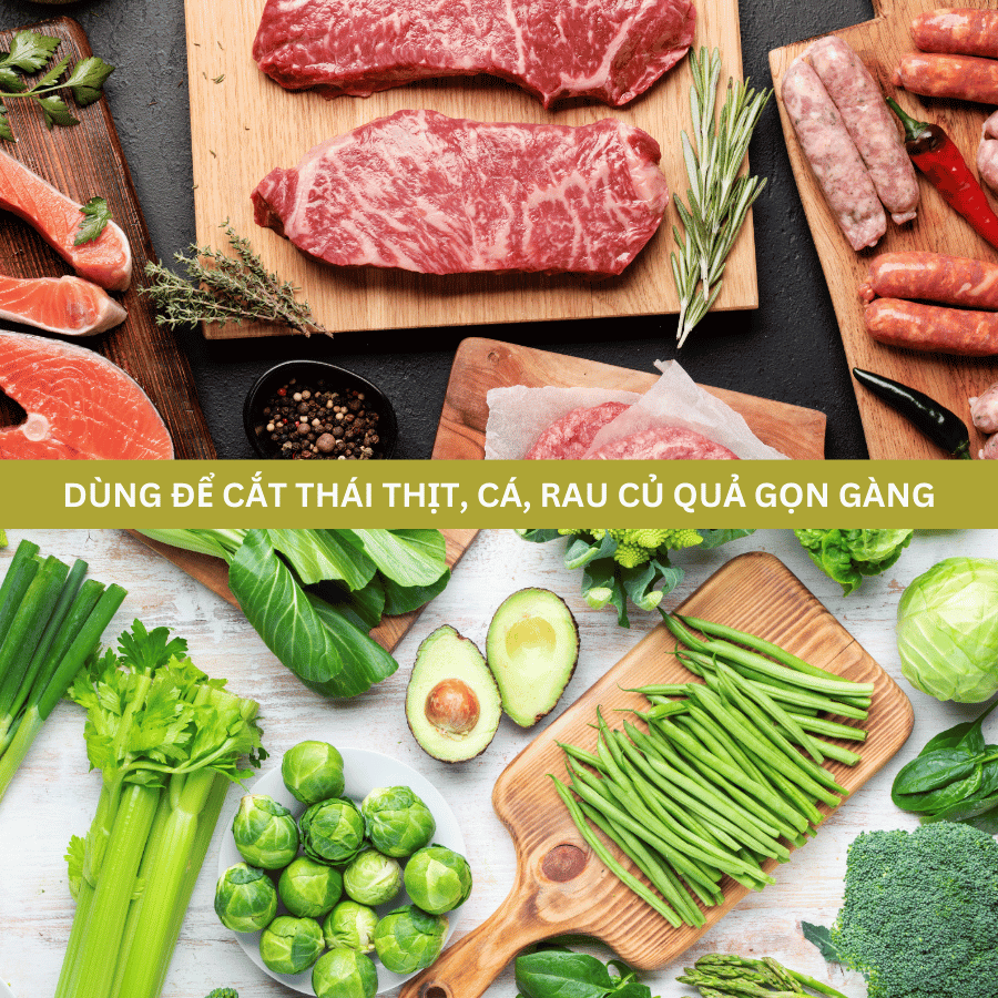 Dao Thái Đa Năng Santoku Benchusch 6 Inch - Lưỡi Dao 15,5 cm - Dòng Santoku - Solution Series