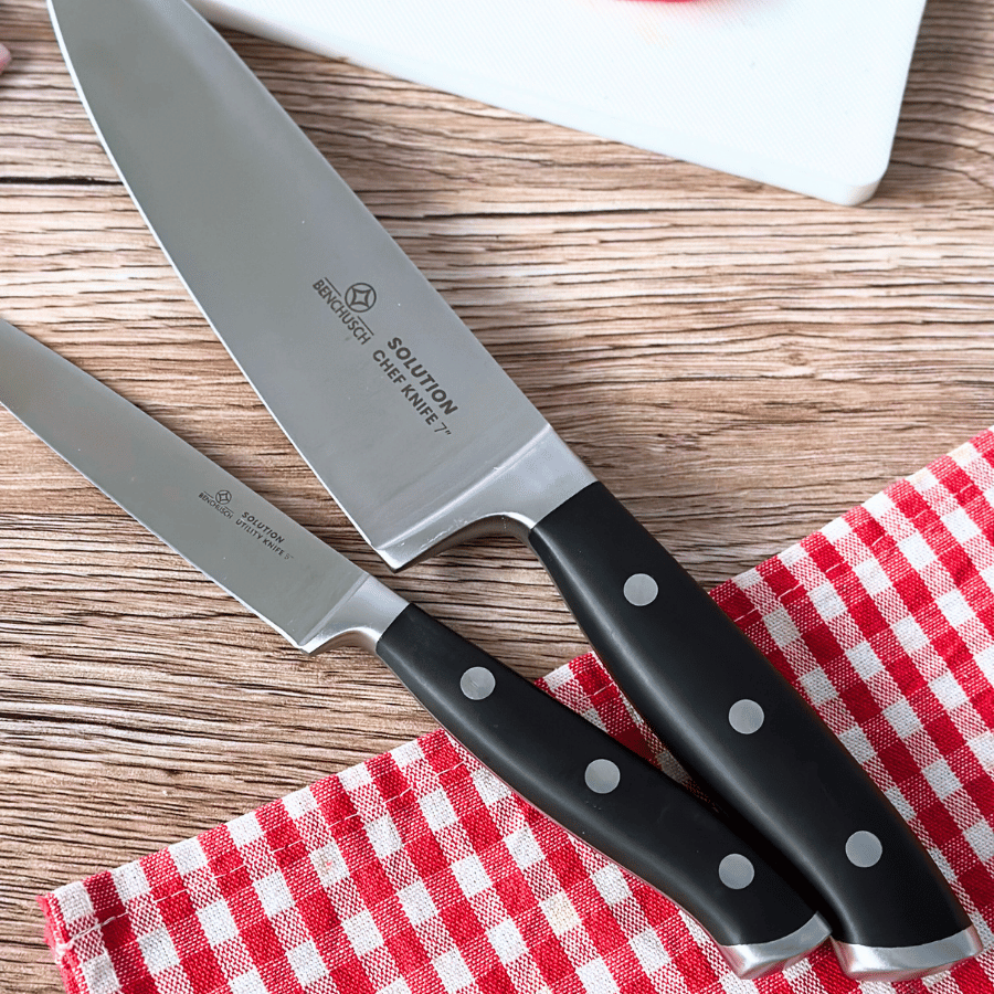 Bộ 02 Dao Nhà Bếp Benchusch Solution Series - Dao Đầu Bếp 7 Inch & Dao Gọt 5 Inch