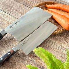 Bộ Dao Chặt và Dao Thái Cao Cấp Katana Essential Chopping 200mm & Nakiri 180mm – KATA206 & KATA203