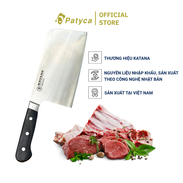 Dao Chặt Chuyên Dụng KATANA Essential Chopping 200mm - Dao Chặt Gà Vịt KATA206