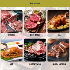 Dao Chặt Chuyên Dụng KATANA Essential Chopping 200mm - Dao Chặt Gà Vịt KATA206