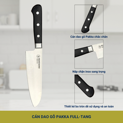 Dao Bếp Cao Cấp KATANA Essential Santoku 165mm - Dao Thái Đa Năng KATA201