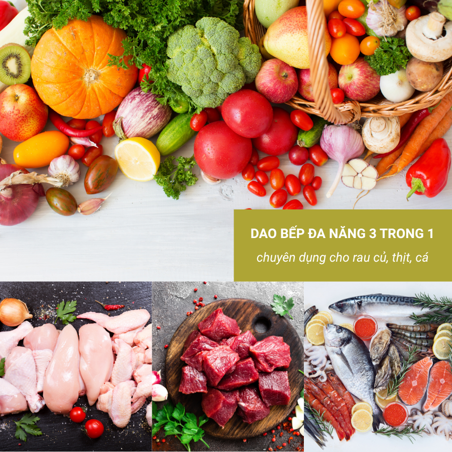 Dao Bếp Cao Cấp KATANA Essential Santoku 165mm - Dao Thái Đa Năng KATA201