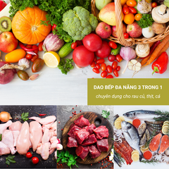 Dao Bếp Cao Cấp KATANA Essential Santoku 165mm - Dao Thái Đa Năng KATA201