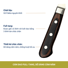 Dao Bếp Cao Cấp KATANA Essential Nakiri 180mm - Dao Thái Rau Củ Quả KATA203