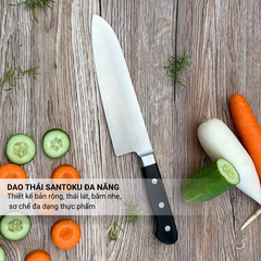 Bộ Dao Chặt và Dao Bếp Cao Cấp Katana Essential Chopping 200mm & Santoku 165mm – KATA206 & KATA201