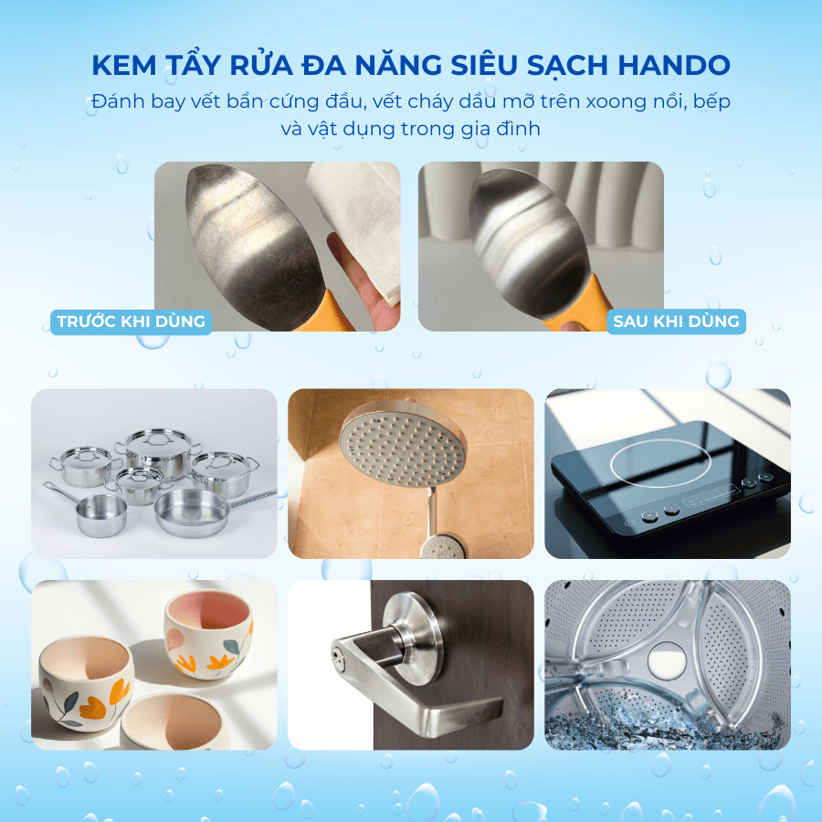 Kem Tẩy Đa Năng Nhà Bếp Hando 500 gr