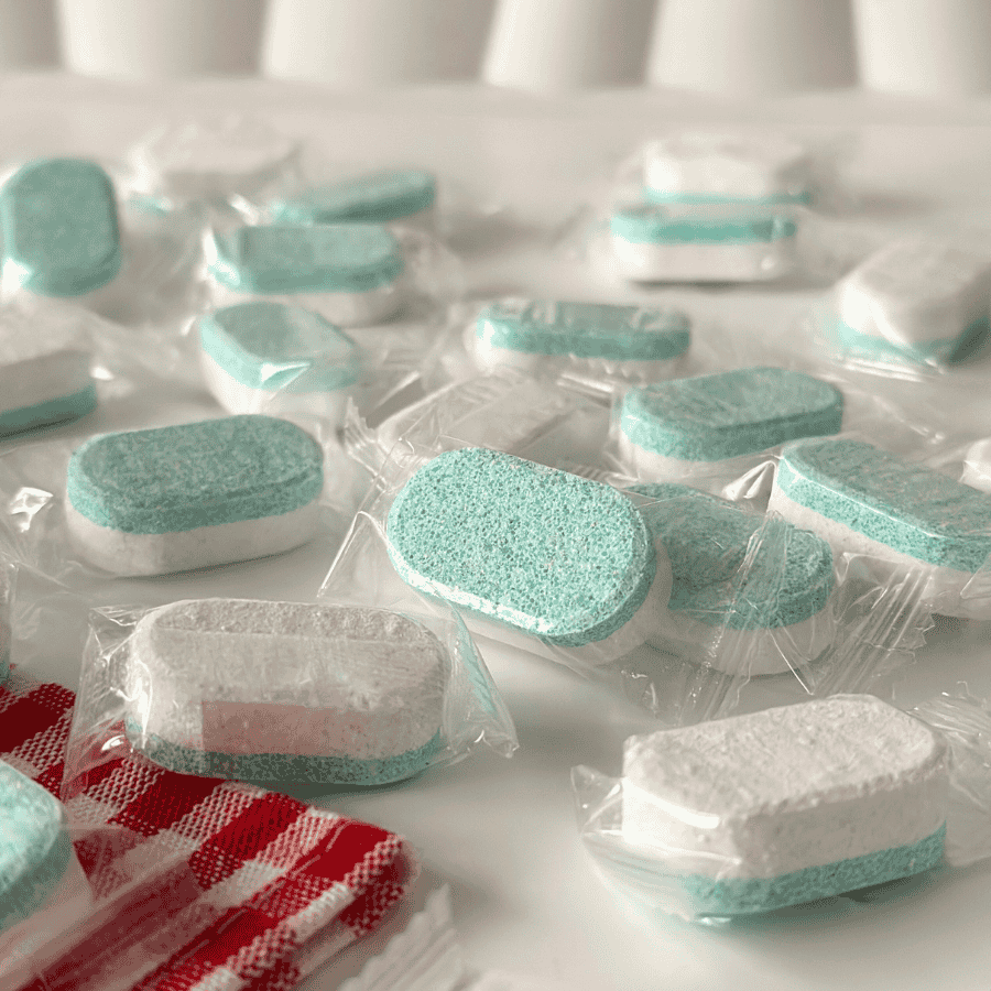 Viên Rửa Chén Bát Mr. Fresh Size Nhỏ – Hộp 39 Viên (10gr/viên)