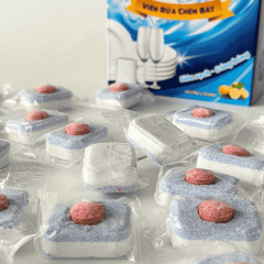 Viên Rửa Chén Bát Mr. Fresh – Hộp 32 Viên (20gr/viên)