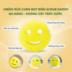 Miếng Rửa Chén Bọt Biển Scrub Daddy