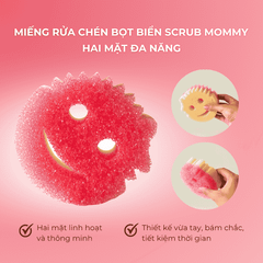 Miếng Rửa Chén Bọt Biển Scrub Mommy - Thương Hiệu Scrub Daddy