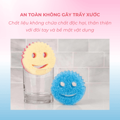 Bộ Đôi Miếng Rửa Chén Bọt Biển Scrub Babies - Thương Hiệu Scrub Daddy